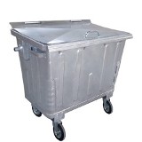 Metall-Müllcontainer (verzinkt)