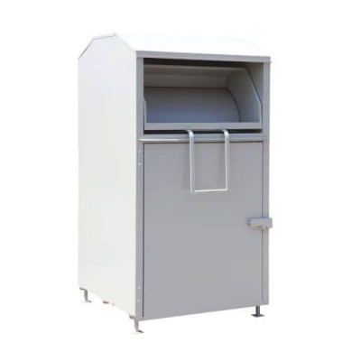 Hardwex Altkleidercontainer 2 500 l Weiß