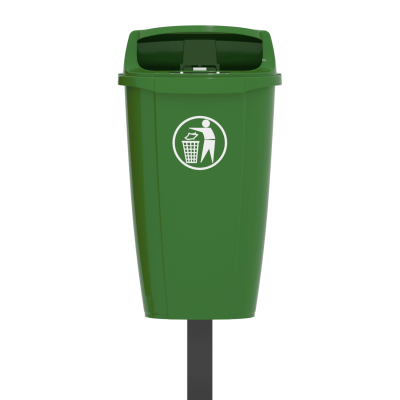 Hardwex Optima Abfallbehälter 50 l Grün