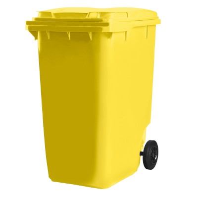 Bauer Mülltonne 360 l Gelb