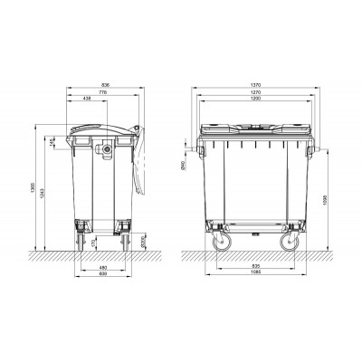 technische-zeichnung-muellcontainer-770l