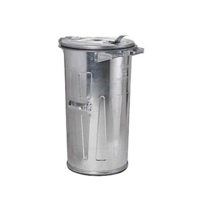 Bauer Mülltonne 110 l aus verzinktem Stahlblech 1 mm Bauer Mülltonne 110 l aus verzinktem Stahlblech 1 mm