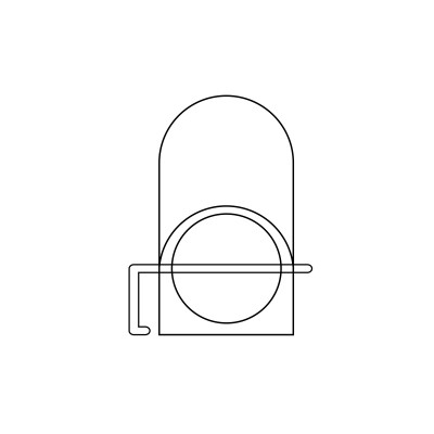 Ø 150 mm - Ofenrohr Bogen 90° mit Tür und Drosselklappe, Schwarz 09