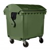 Bauer Müllcontainer 1100 l Grün mit Runddeckel