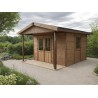 Gartenhaus Katrin Premium - 9,6 m2 + Terrasse 3,5 m2 5