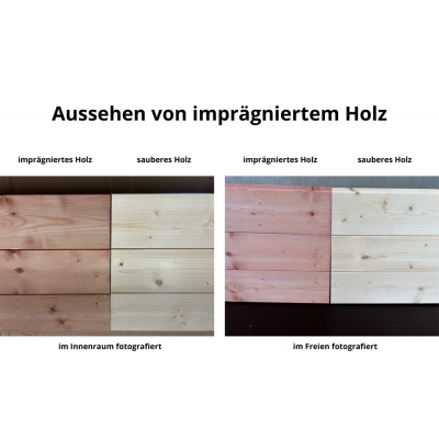 Imprägnierung für Gartenhaus Mia A Plus
