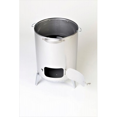 Bauer Holzkohlegrill mit Ablagerost und Erweiterung 10