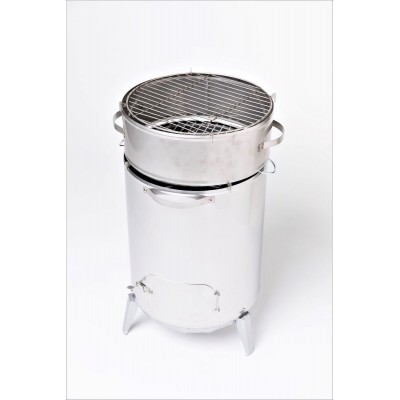 Bauer Holzkohlegrill mit Ablagerost und Erweiterung 7