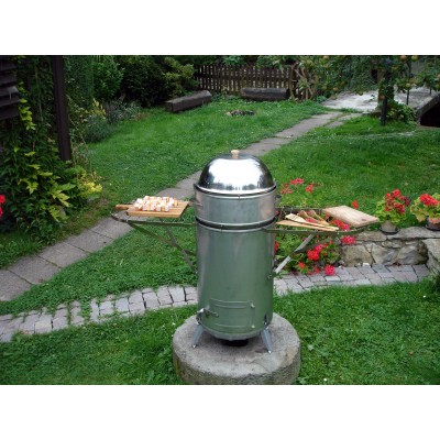 Bauer Holzkohlegrill mit Ablagerost und Erweiterung 4