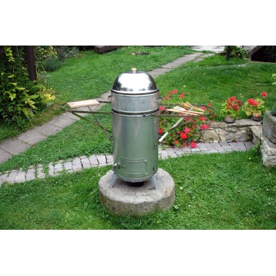 Bauer Holzkohlegrill mit Ablagerost und Erweiterung