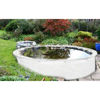 Bauer Bottich 700 l Weinrot 10